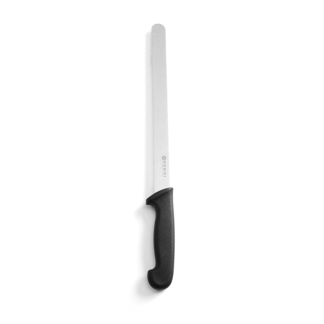 Bread knife 300 mm black PP handle 1/box