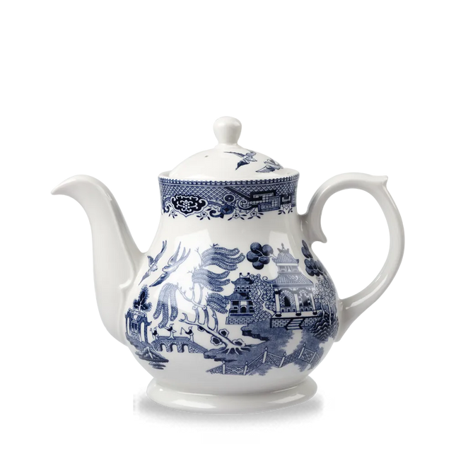 Blue Willow Sandringham Tea/Coffee Pot 852ml 4/box