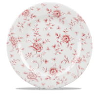 Rose Chintz Cranberry Profile Plate 30cm 6/box