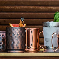 Julep cups en Copper mugs