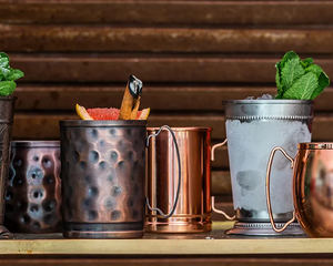 Julep cups en Copper mugs