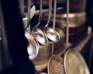 Schep en serveergerei