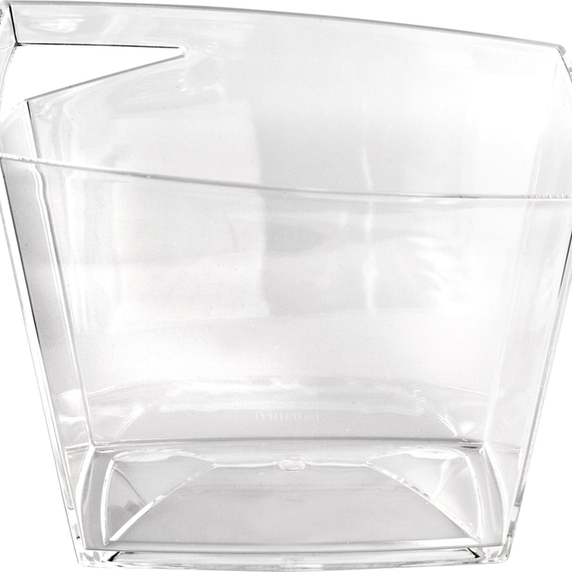 Ice Bucket square, clear acryl, 16*26,5cm H23cm 5L