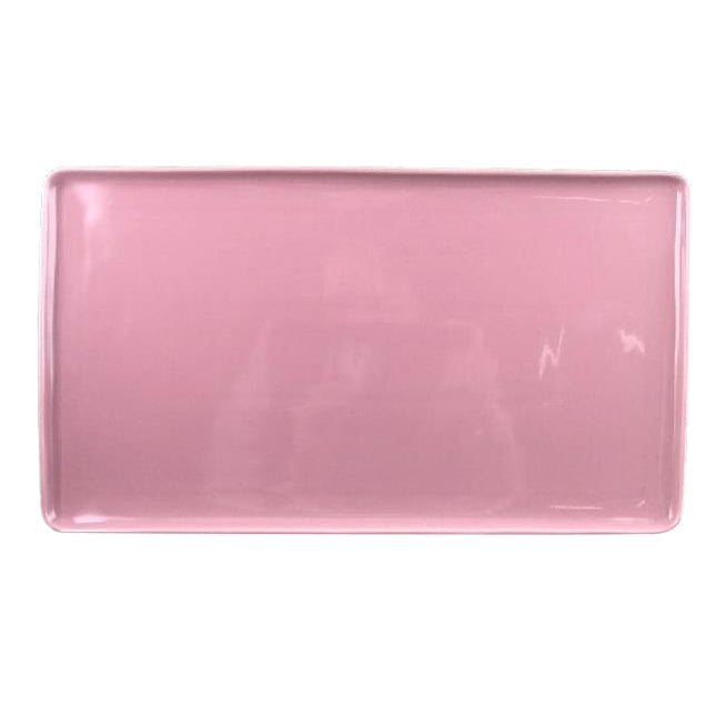 Rectangular Plate Rose 34 cm