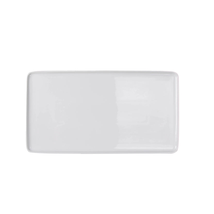 1/3 GN Plate White Rectangle 4/box