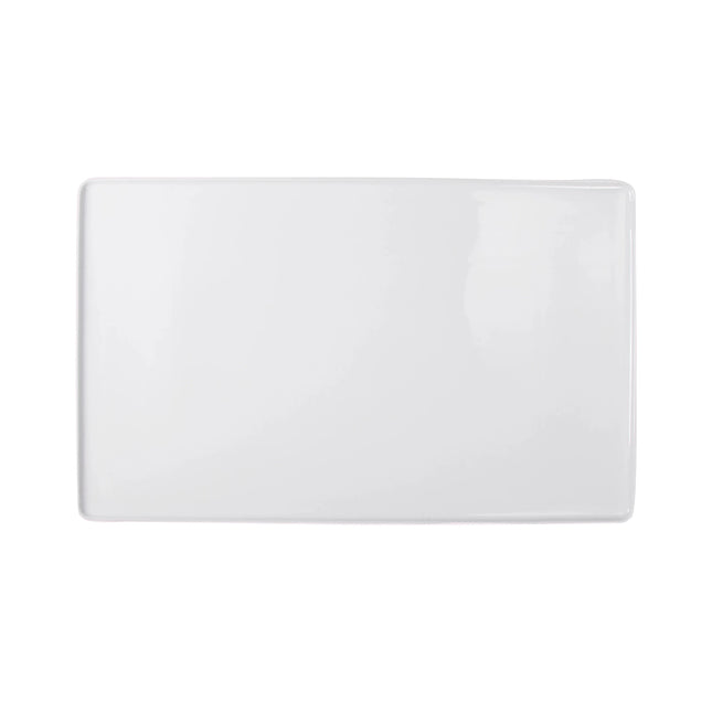 1/1 GN Plate White Rectangle 2/box