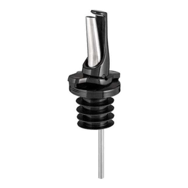 Metal Pourer With Black Soft Cork And ClickSeal