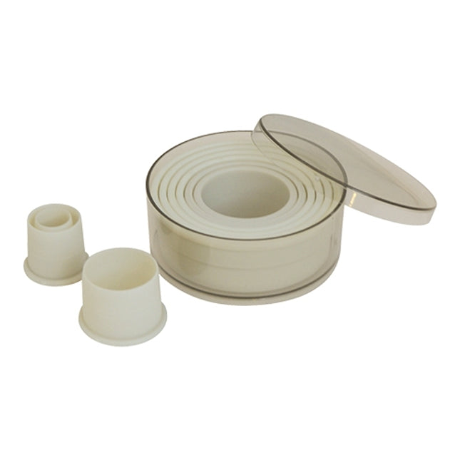 Stekerdoos Rond/Glad 9-Dlg