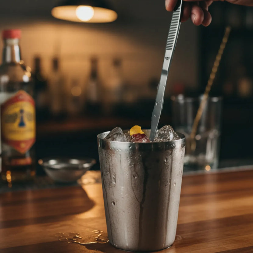 Tweezer with spoon Stainless Steel 27 cm