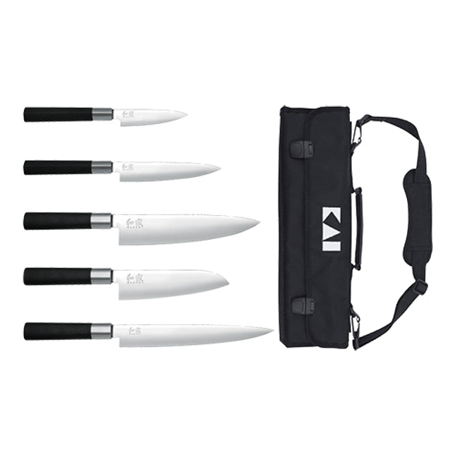 Messenset 5-Delig Kai + Foudraal