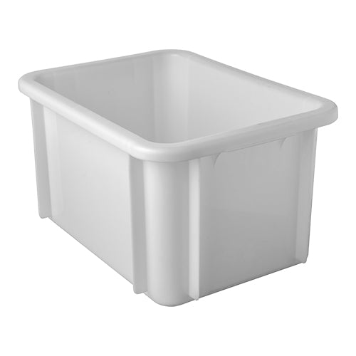 Stacking box Plastic White 15 liters