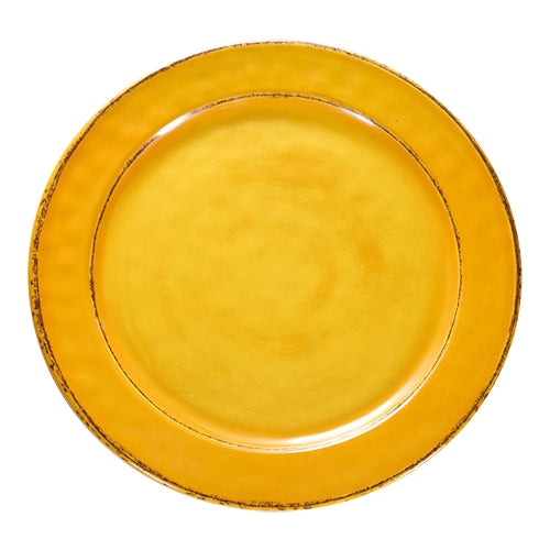 Serving plate Ø 22 cm Yellow