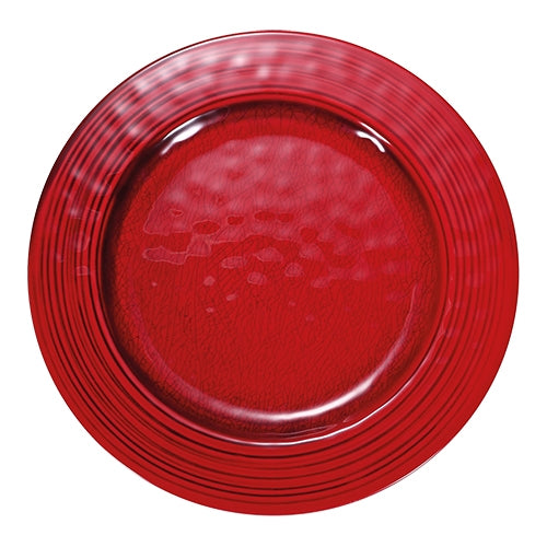 Serving plate Ø 22 cm Red