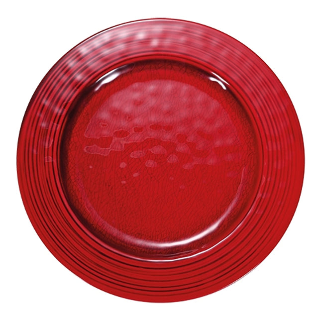 Serveerbord Ø 22 cm Rood