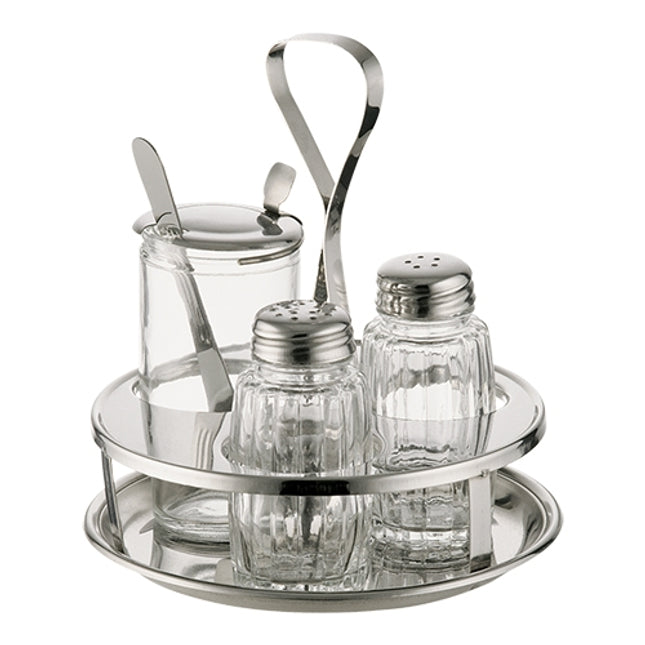 Menage, stainless steel 3-piece P/Z/Mustard