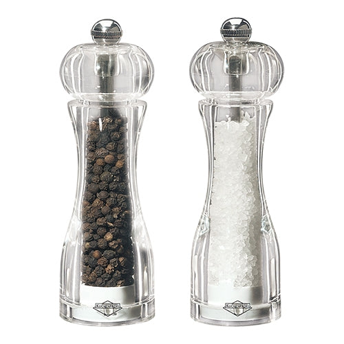 Salt and pepper mill Acrylic 14 cm