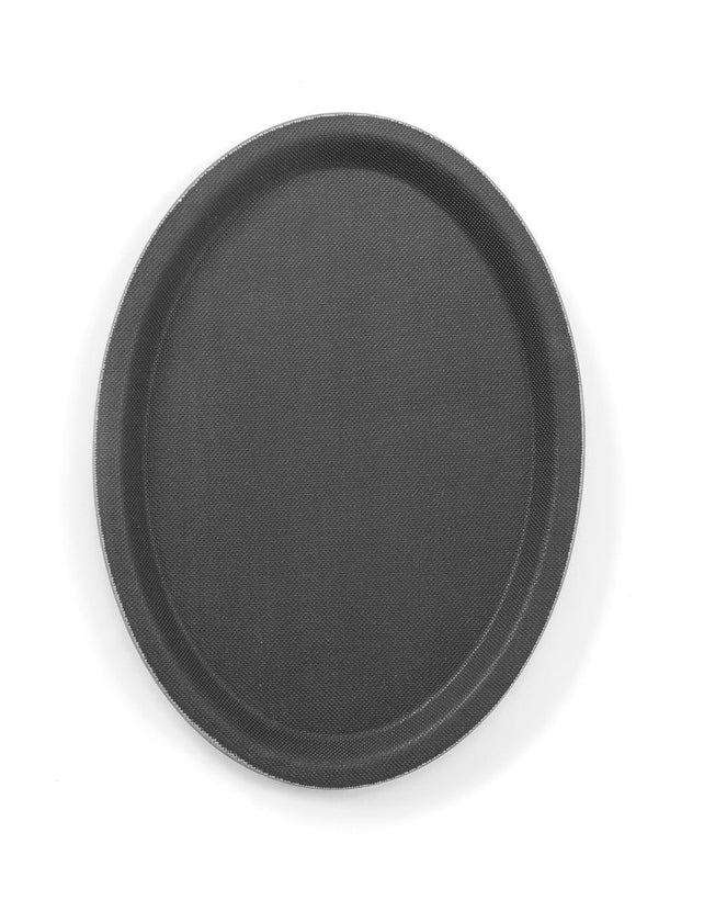 Tray black Oval160x230 mm Polyester 1/box