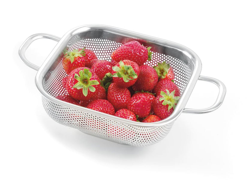 Colander square stainless steel 169x169x (H) 55 mm 1/box