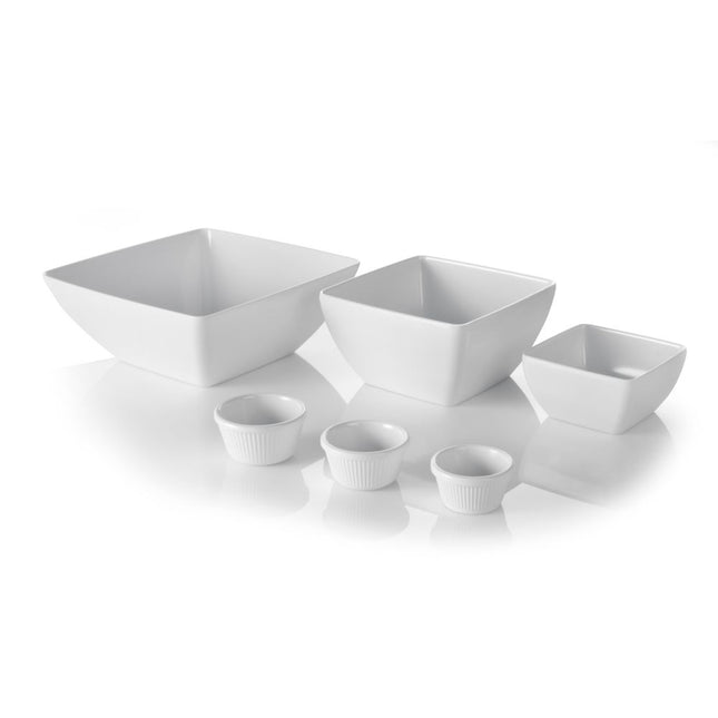 Square melamine tray270x270x105 mm 1/box