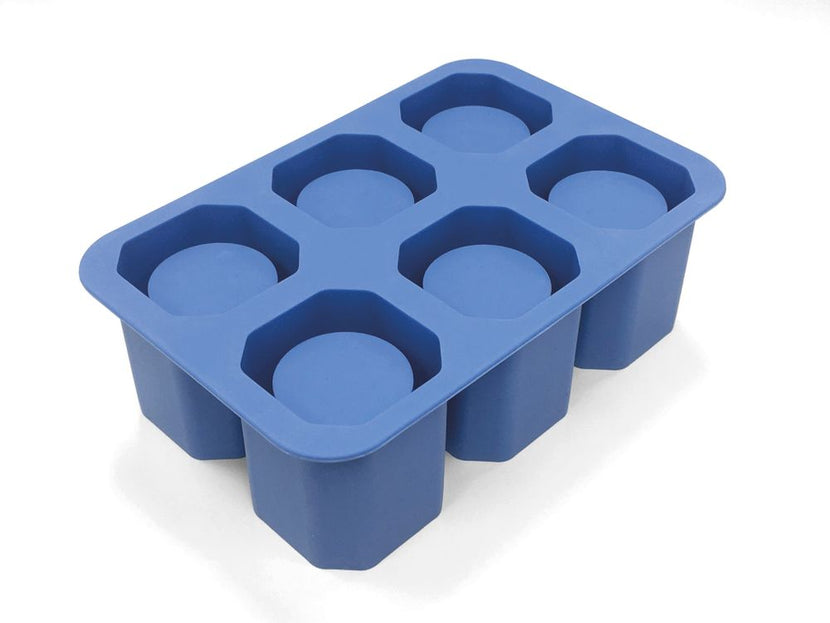 Ice cube mold6 ice shots glass silicone 1/box