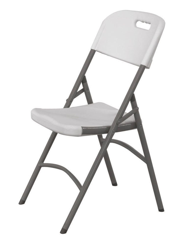 Catering chair folding light gray 1/box