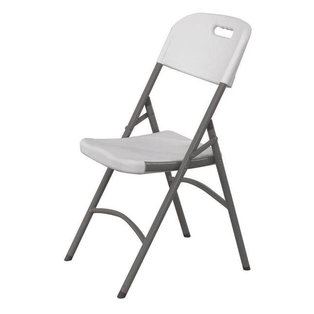Catering chair folding light gray 1/box