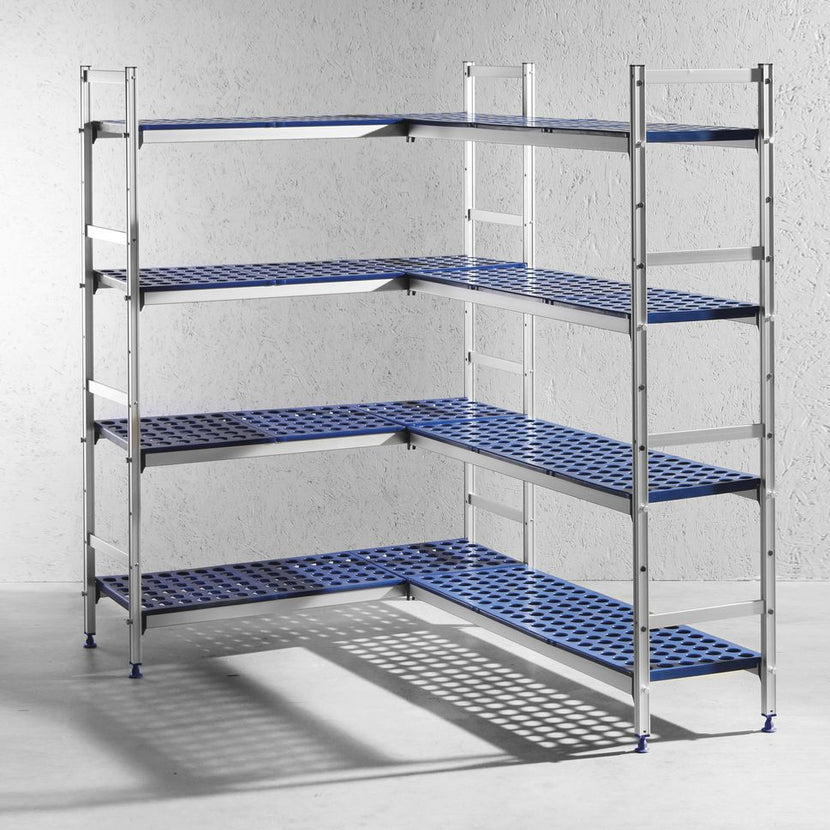 Storage rack 4 shelf 2xGN Al PP1120x355x1685 1/box