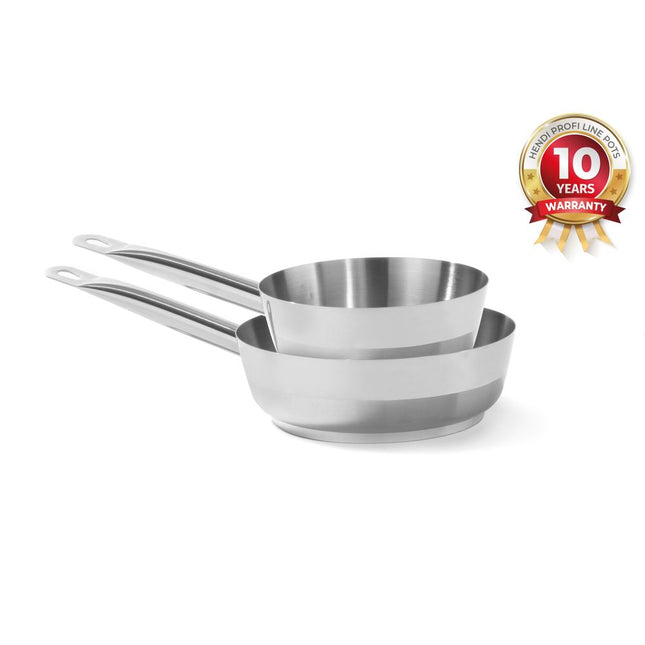 Sauté pan stainless steel conical 160x60 mm0.9 l Profi Line 1/box