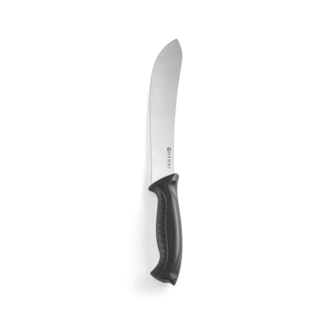 Butcher knife 200 mm black PP handle 1/box