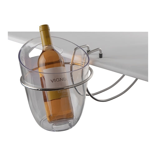 Wine cooler table bracket stainless steel