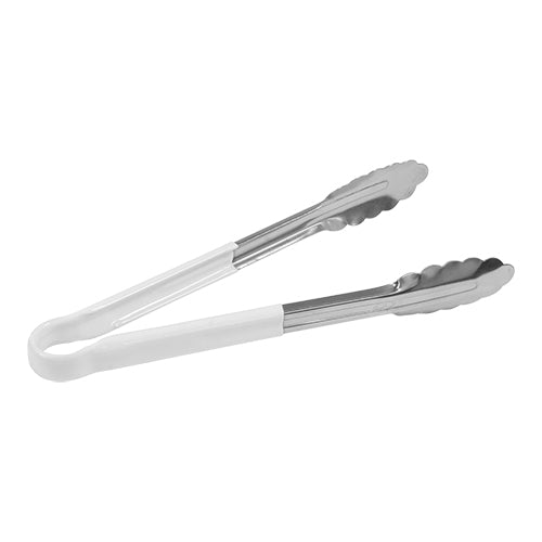 Serving tongs 25 cm White