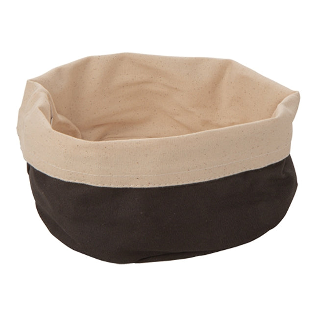 Broodzak Canvas Ø 20 cm Zwart