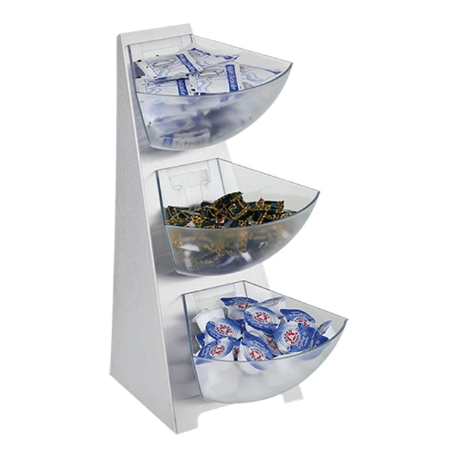 Dispenser Rack 3-tier stainless steel