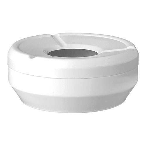 Patio ashtray Melamine White