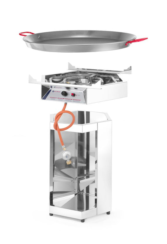 Gas grill "Fiesta 800" with paella pan 800 mm 1/box