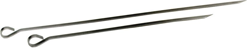 Barbecue skewer stainless steel 250 mm 6/box
