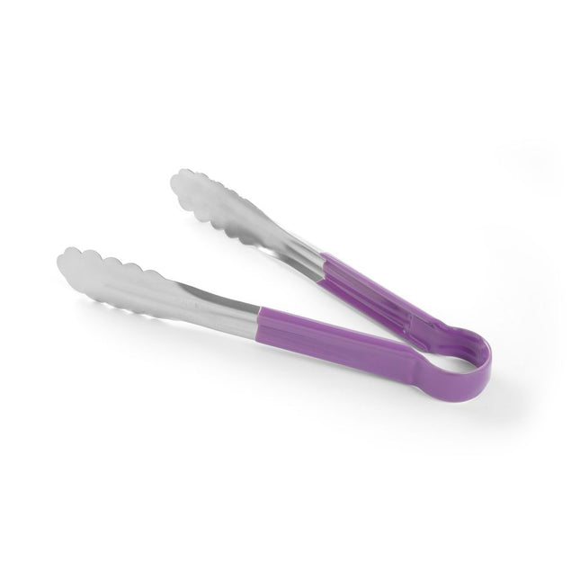 Serving tongs250 mm handle purple PVC 1/box