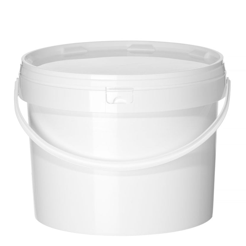 Bucket with lid 290x220 mm11.5 l white PP 1/box
