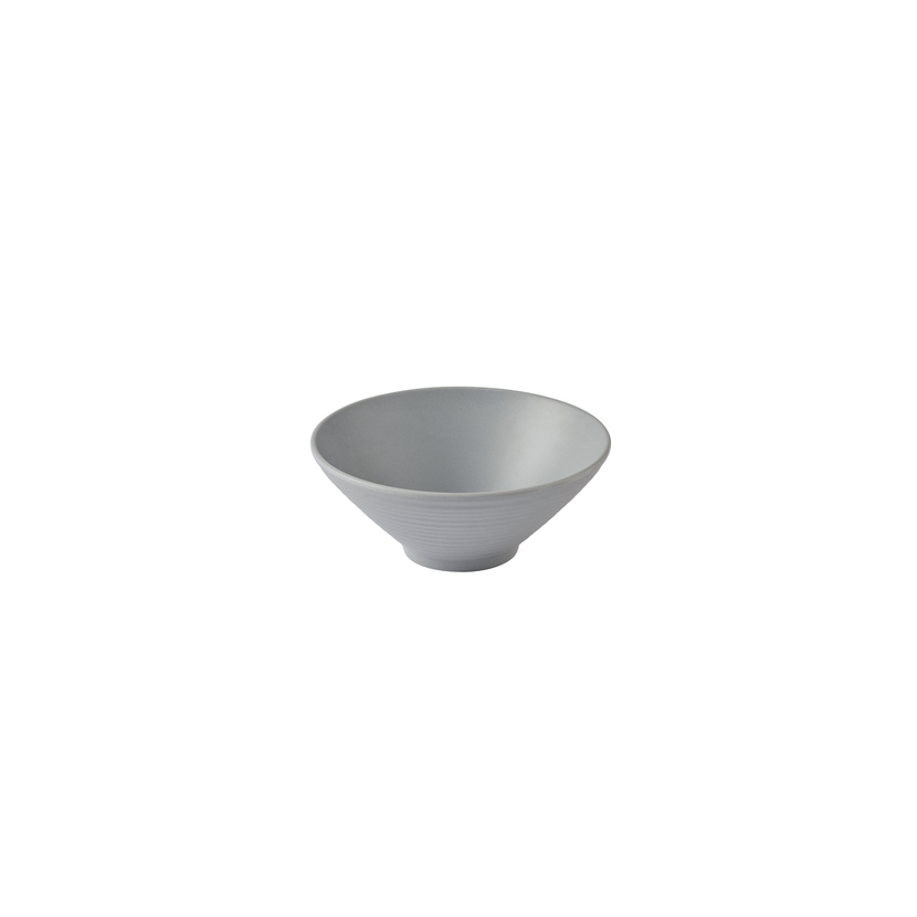 Emerge Seattle Grey  Melamine Rippled Bowl Small 20 cm 6/box