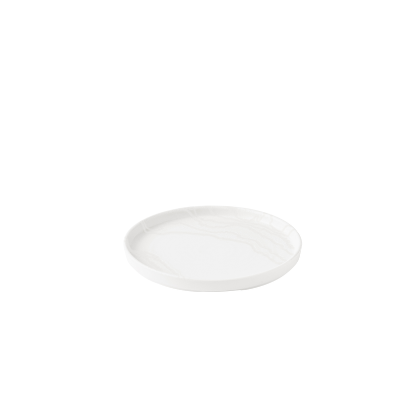 Tide White Walled Plate 26 cm 6/box