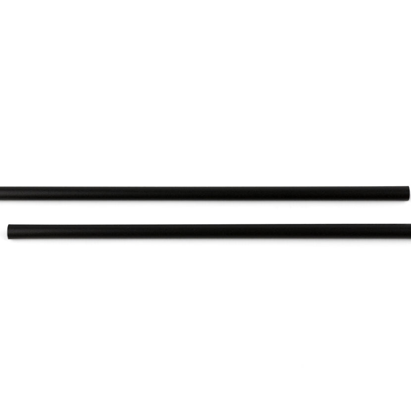 Fibratech Drinkrietje Zwart ø 8mm / 20cm p.100st