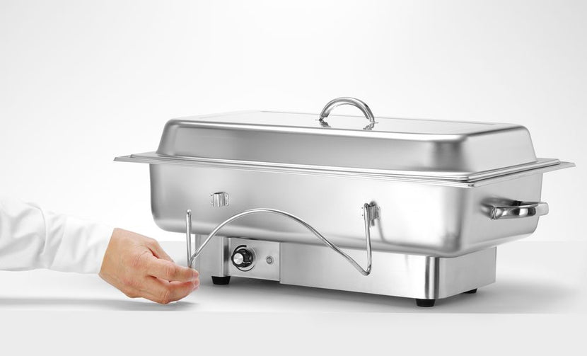 Chafing dish electric GN 1/1 stainless steel 9 l 230V 500W Pollina 1/bo