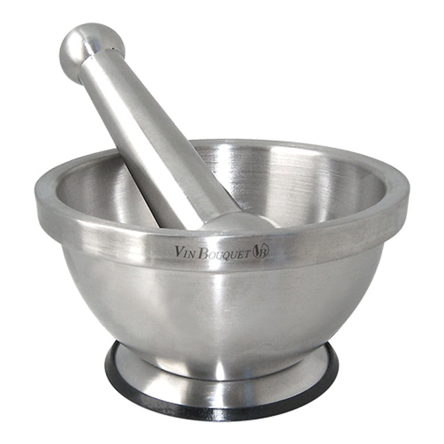 Stainless steel mortar