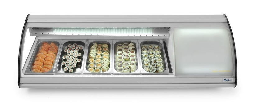 Sushi cooling display63 l 5x GN 1/3 1/box