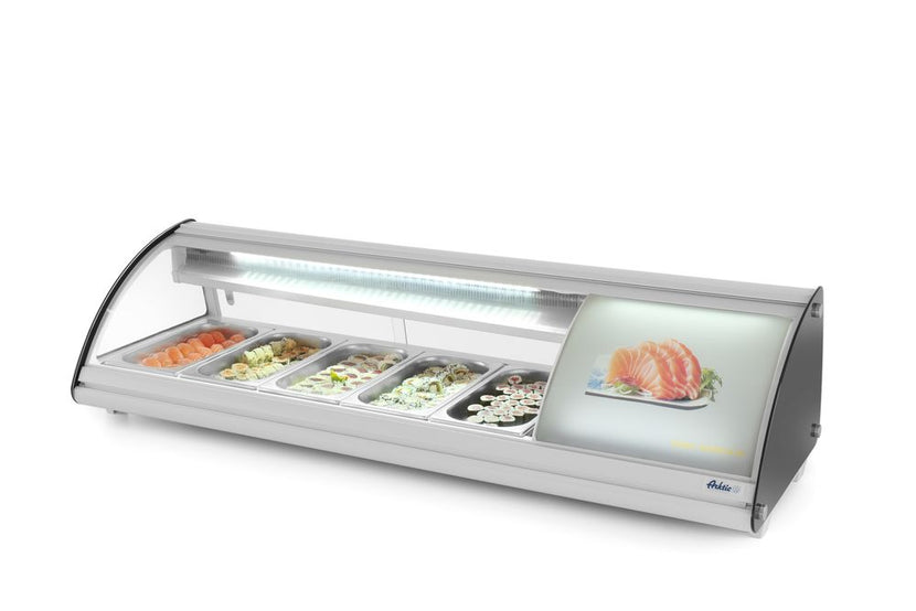 Sushi cooling display63 l 5x GN 1/3 1/box