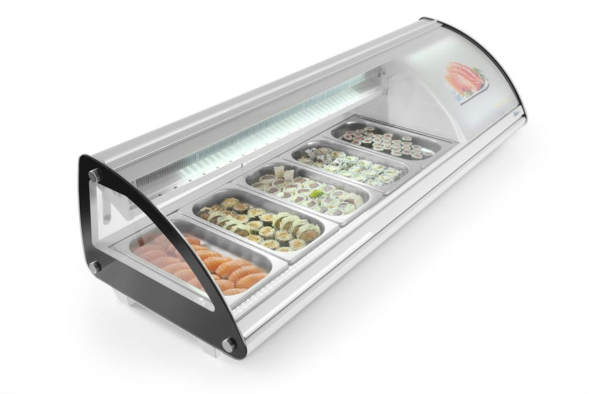 Sushi cooling display63 l 5x GN 1/3 1/box