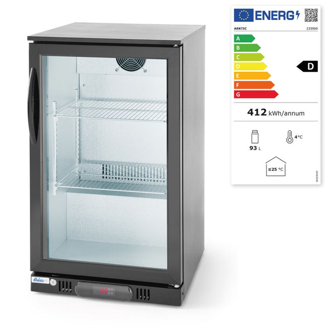 Backbar refrigerator with single door - 118L 1/box