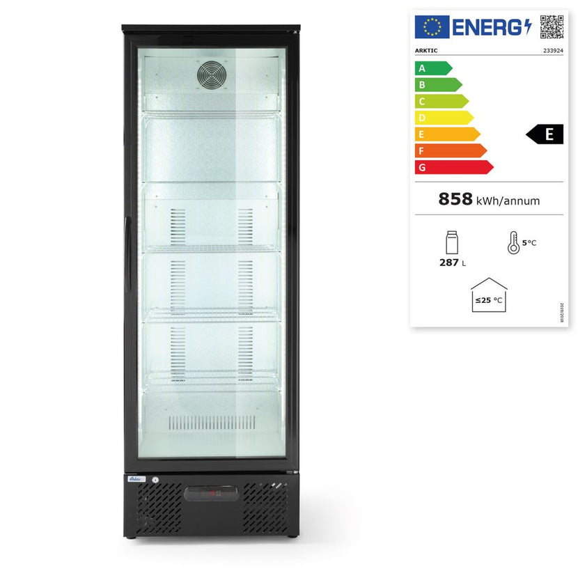 Backbar refrigerator with single door - 293L 1/box
