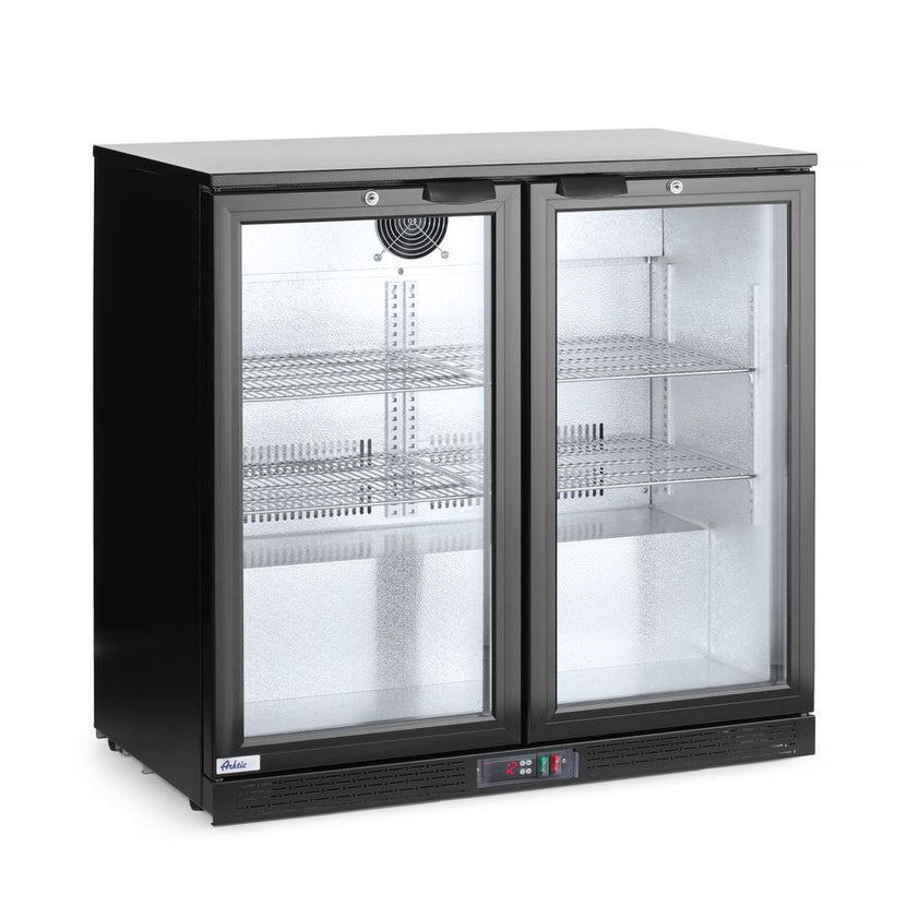 Backbar refrigerator double door with handle 228 L 1/box