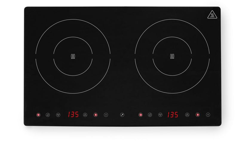 Double Induction Hob2000W+1500W Black Line 1/box